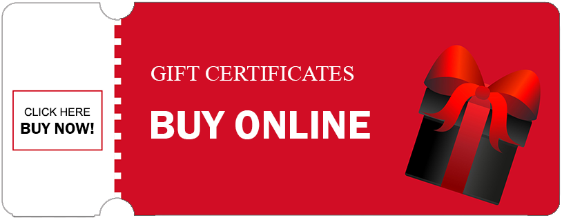 Buy Gift Certificates Online!